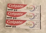 3 Pack Colgate Total Active Prevention Whitening Charcoal Mint Toothpaste, 5.1oz. Fixed Price $22.99.