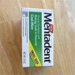 Mentadent Cool Mint Baking Soda & Peroxide Fluoride Toothpaste Trial/travel .5oz. Fixed Price $10.00.