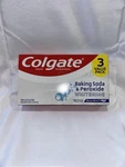 Colgate Baking Soda & Peroxide Brisk Mint Whitening Toothpaste 6 Oz Pack Of 3. Fixed Price $10.99.