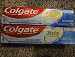 Lot Of 2 Colgate Total Whitening Toothpastes - 4.8oz New. Fixed Price $16.85.