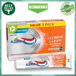 Aquafresh Extreme Clean Whitening Action Fluoride Toothpaste, 5.6 Oz, 3 Pack. Fixed Price $10.59.
