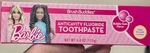 Brush Buddies Barbie Anticavity Fluoride Toothpaste Bubble Gum Flavor 4 Oz. Fixed Price $11.00.