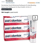 Parodontax Teeth Whitening Toothpaste To Help Bleeding Gums, 3.4 Oz X 3. Fixed Price $7.99.