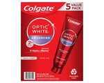 Colgate Optic White Advanced Toothpaste 4.2oz 5 Pack Sparkling. Fixed Price $33.80.