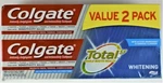 Colgate Total Whitening 4.8 Oz Toothpaste - 2 Pack. Fixed Price $6.99.