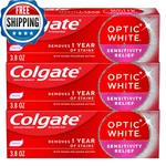 Colgate Optic White Sensitivity Relief Teeth Whitening Toothpaste 3 Pack. Fixed Price $35.71.