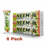 Neem Toothpaste 6 Pack Herbal Fluoride Free Dental Care Clove Miswak Tea Tree. Fixed Price $26.99.