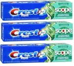 Crest + Scope Complete Whitening Toothpaste Minty Fresh 5.4 Oz X 3 Packs. Fixed Price $35.11.
