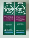 Toms Of Maine Natural Fluoride-free Anti Plaque Whitening Toothpaste 4.5oz 2-pc. Fixed Price $13.99.