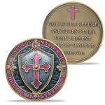 Ygllssy Christian Challenge Coin Protective Shield Religious Prayer Coins 1. Fixed Price $14.69.