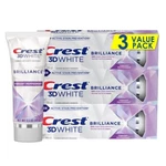 Crest 3d White Brilliance Toothpaste Pack Of 3 3.5oz Vibrant Peppermint Flavor. Fixed Price $39.69.